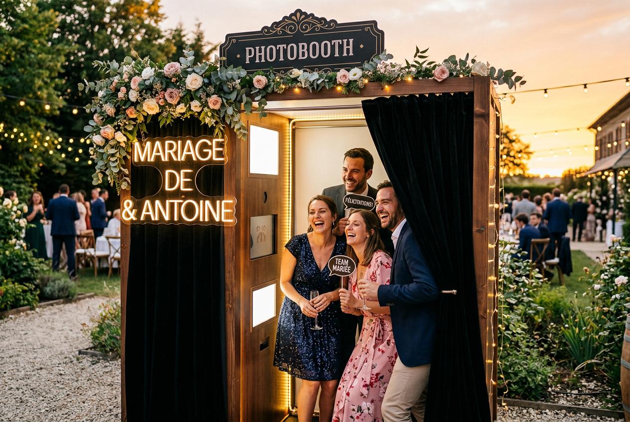 Photobooth exterieur jardin
